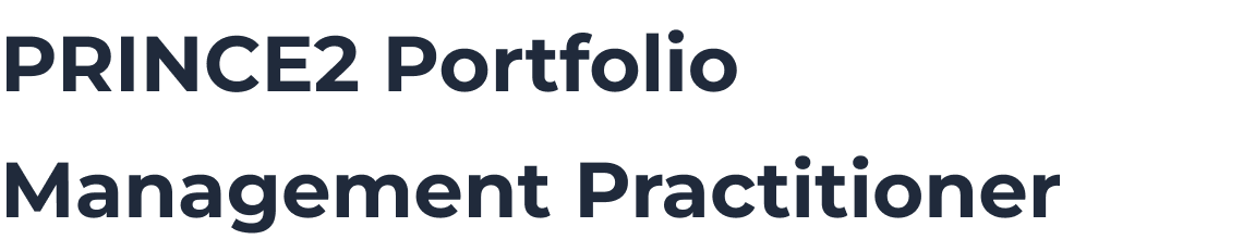 Prince2 Portfolio Management Practitioner